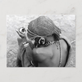 Kenya Maasai Warrior Moran Postkarte