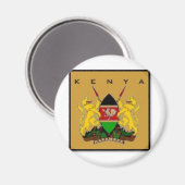 KENYA MAGNET (Vorderseite/Rückseite)