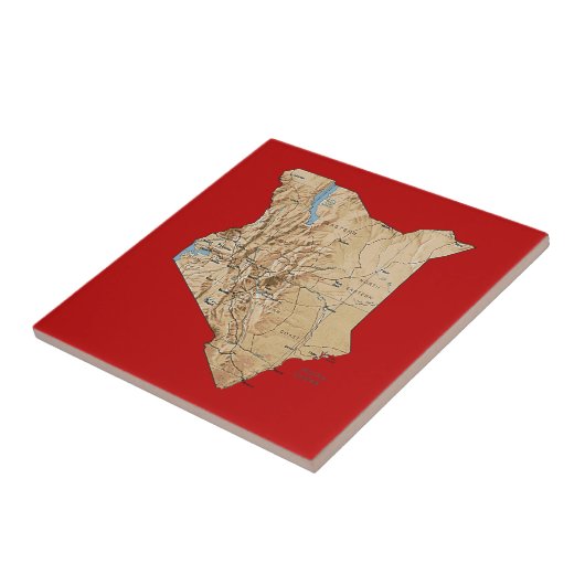 Kenya Map Tile Fliese (Seite)