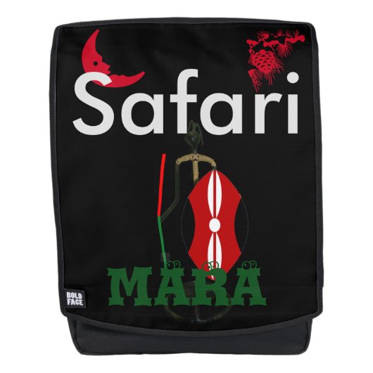 Kenya Mara Safari Rucksack (Vorderseite)