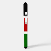 Kenya Nahtlose Miniaturflaggen Grenzrahmen Kunst Case-Mate iPhone Hülle (Rückseite / Links)