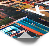 Kenya Nairobi Travel City Poster (Ecke)