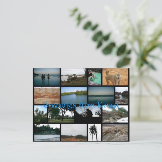 Kenya Postcard Postkarte (Stehend Vorderseite)