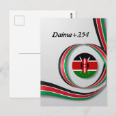 Kenya Postcard Postkarte (Vorne/Hinten)