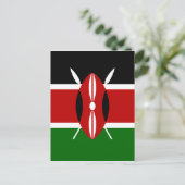 Kenya Postkarte (Stehend Vorderseite)