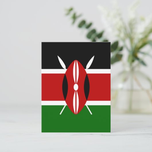 Kenya Postkarte (Stehend Vorderseite)