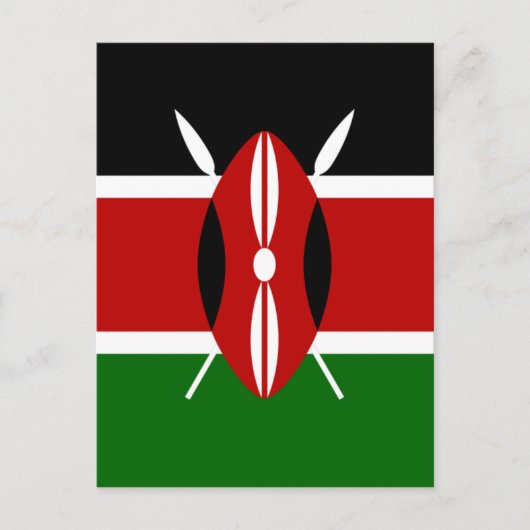 Kenya Postkarte (Vorderseite)