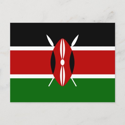 Kenya Postkarte (Vorderseite)