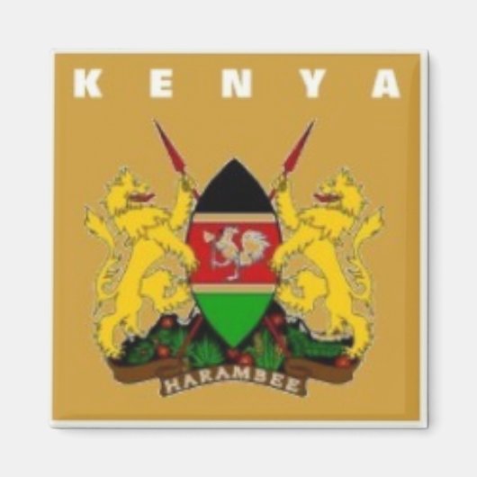 kenya Produkte Magnet (Vorne)
