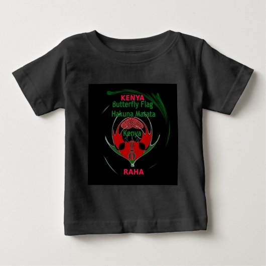 Kenya Raha Hakuna Matata.jpg Baby T-shirt (Vorderseite)