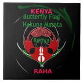 Kenya Raha Hakuna Matata.jpg Fliese (Vorderseite)
