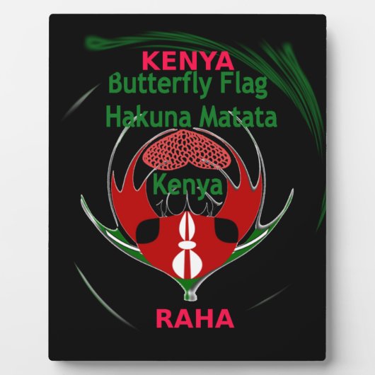 Kenya Raha Hakuna Matata.jpg Fotoplatte (Vorderseite)