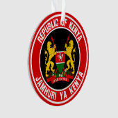Kenya Round Emblem Ornament (Vorderseite)