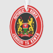 Kenya Round Emblem Ornament (Vorderseite)