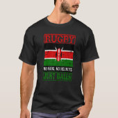 Kenya Rugby Distressed T-Shirt (Vorderseite)