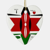 Kenya Safari Keramikornament (Rechts)