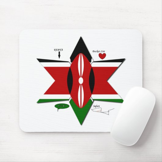 Kenya Safari Mousepad (Mit Mouse)