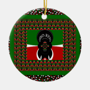 Kenya schöne Hitze Keramikornament