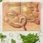 Kenya Schöne Tiersafari-Elefanten Geschirrtuch (Gefaltet)