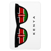 Kenya Shades benutzerdefinierte Text- und Farbmagn Magnet (Vertikal)
