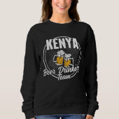 Kenya Squad Ale  Kenyan Beer Drinking Team Sweatshirt (Vorderseite)