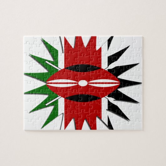 Kenya Star Puzzle (Horizontal)