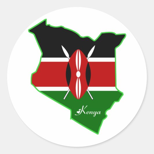 Kenya Sticker (Vorderseite)