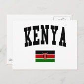 Kenya Style Postkarte (Vorne/Hinten)