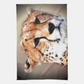 Kenya Tour Safari Cheetah Tear Küchentuch (Vertikal)