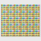 Kenya Travel Souvenir Pop Art Collection Geschenkpapier (Flach)