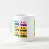 Kenya Travel Souvenir Pop Art Collection Kaffeetasse (Vorderseite Links)
