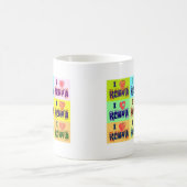 Kenya Travel Souvenir Pop Art Collection Kaffeetasse (Mittel)