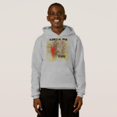 Kenya USA Kid Kids's Hanes ComfortBlend® Hoodie (Vorne ganz)
