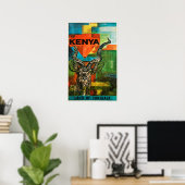 Kenya Vintage Travel Poster (Heimbüro)