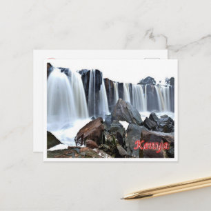 Kenya - Waterfalls - Postkarte