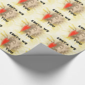 Kenya Wir Liebe Sie Geschenkpapier (Ecke)