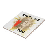 Kenya Wir Liebe Sie liebenswürdig perspektivisches Fliese (Seite)