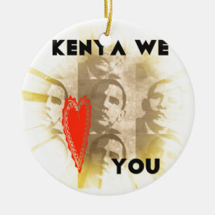 Kenya Wir Liebe Sie liebenswürdig perspektivisches Keramikornament