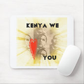 Kenya Wir Liebe Sie liebenswürdig perspektivisches Mousepad (Mit Mouse)