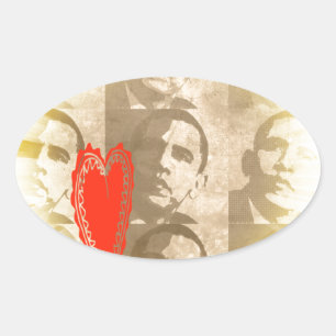 Kenya Wir Liebe Sie liebenswürdig perspektivisches Ovaler Aufkleber