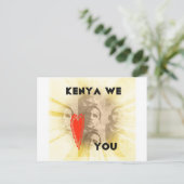 Kenya Wir Liebe Sie liebenswürdig perspektivisches Postkarte (Stehend Vorderseite)