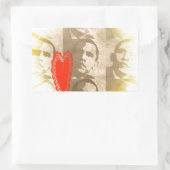 Kenya Wir Liebe Sie liebenswürdig perspektivisches Rechteckiger Aufkleber (Tasche)