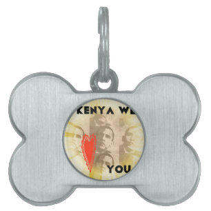 Kenya Wir Liebe Sie liebenswürdig perspektivisches Tiermarke