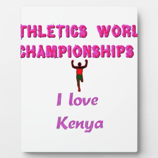 Kenya World's Athletic Champions.png Fotoplatte (Vorderseite)
