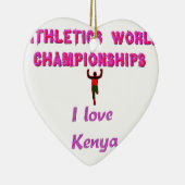 Kenya World's Athletic Champions.png Keramik Ornament (Rechts)