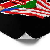 Kenyan Blood Inside Me Kenya Flag Gift  Poster (Ecke)