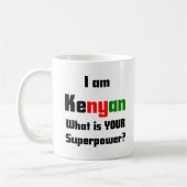 kenyan coffee Tasse (Links)