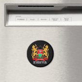 Kenyan Emblem Magnet (In Situ (Geschirrspüler))