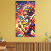 Kenyan Fairy Leinwanddruck (Insitu (Wohnzimmer))