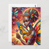 Kenyan Fairy Postkarte (Vorne/Hinten)